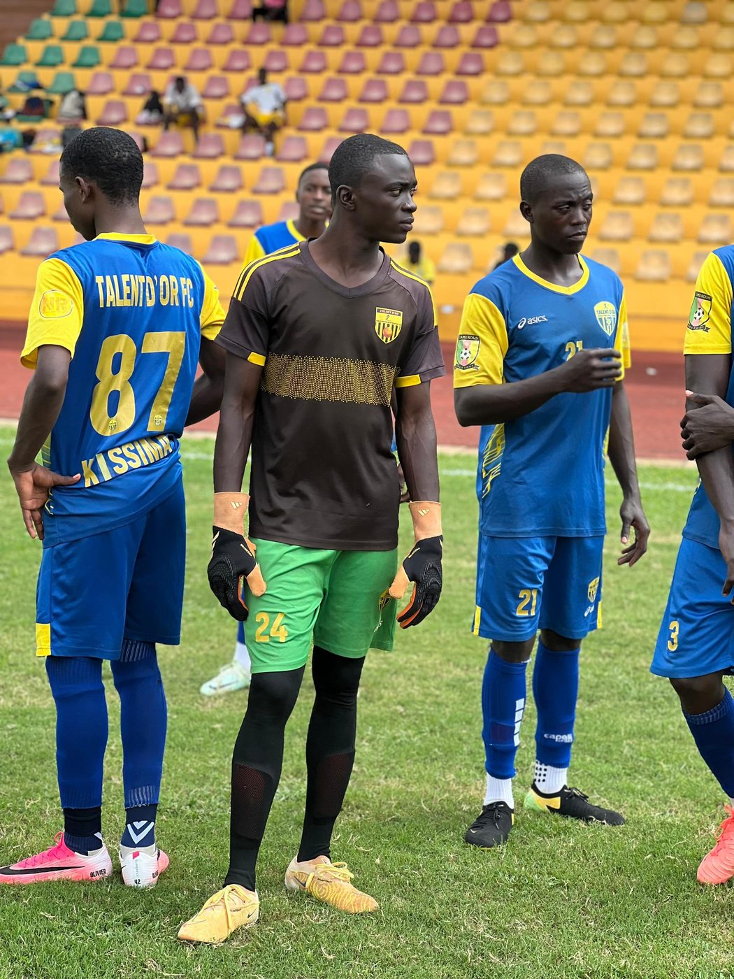 Le protocole d'avant-match
